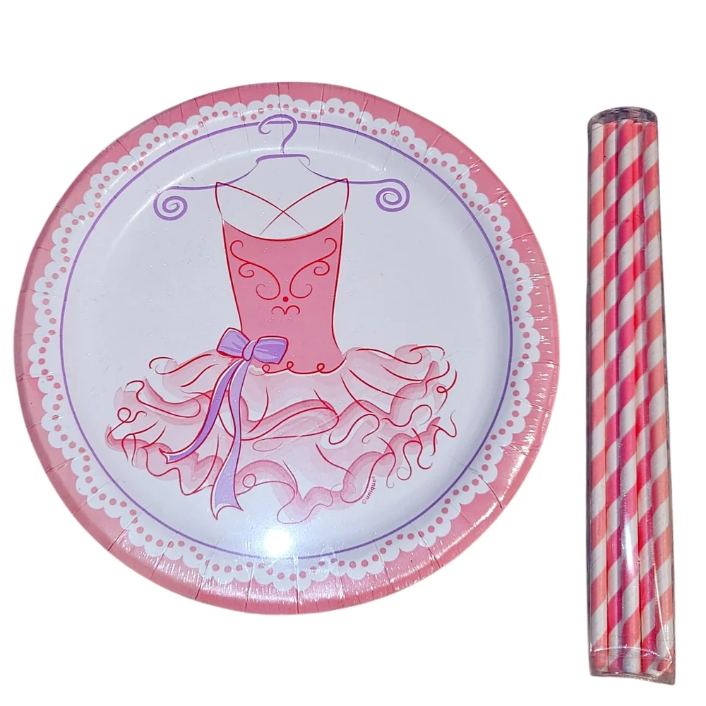 Ballerina Birthday Party Supplies Bundle - NEW & Gently Used
